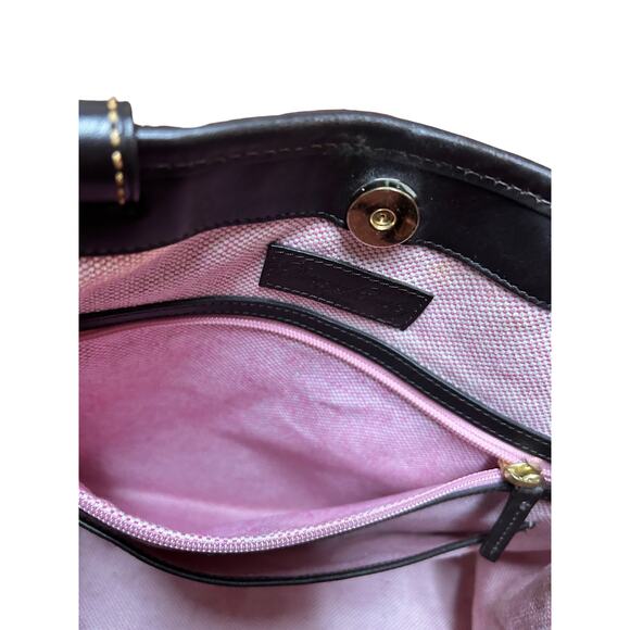 Dooney & Bourke 3pc Brown Red Orange Crocodile hand Shoulder Bag Pouch Key Set - Picture 13 of 16